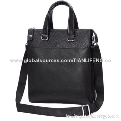 Leather Messenger Bag for Business Men, Delicate